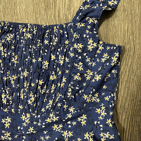 Floral romper with square top - Picture 5 of 6